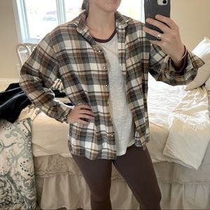 Vintage Plaid Button Down
